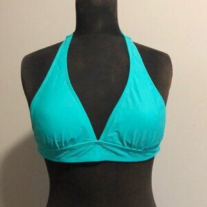 Aqua Halter Style Bikini Top/Swim Top